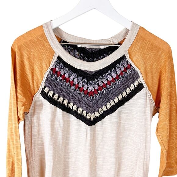 Free People Spring Bound Crochet Detail Top XS - Picture 5 of 11